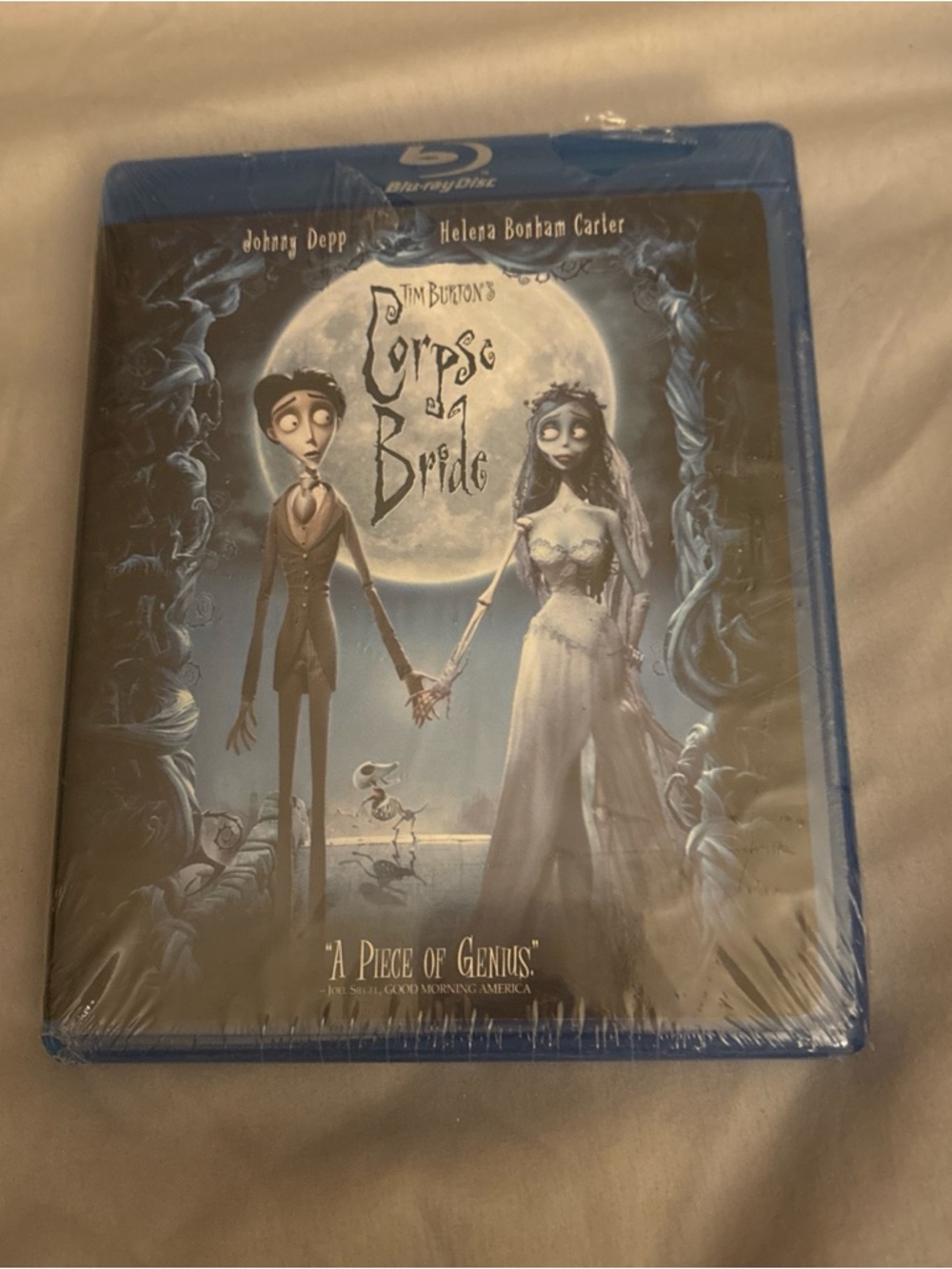 Corpse Bride (Blu-ray, 2005, Warner Bros) Tim Burton Johnny Depp Helena Unopened